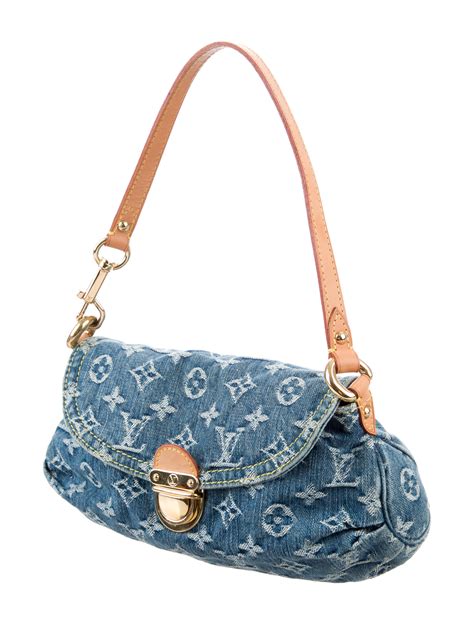 lv mini pleaty denim|mini pleaty monogram bag.